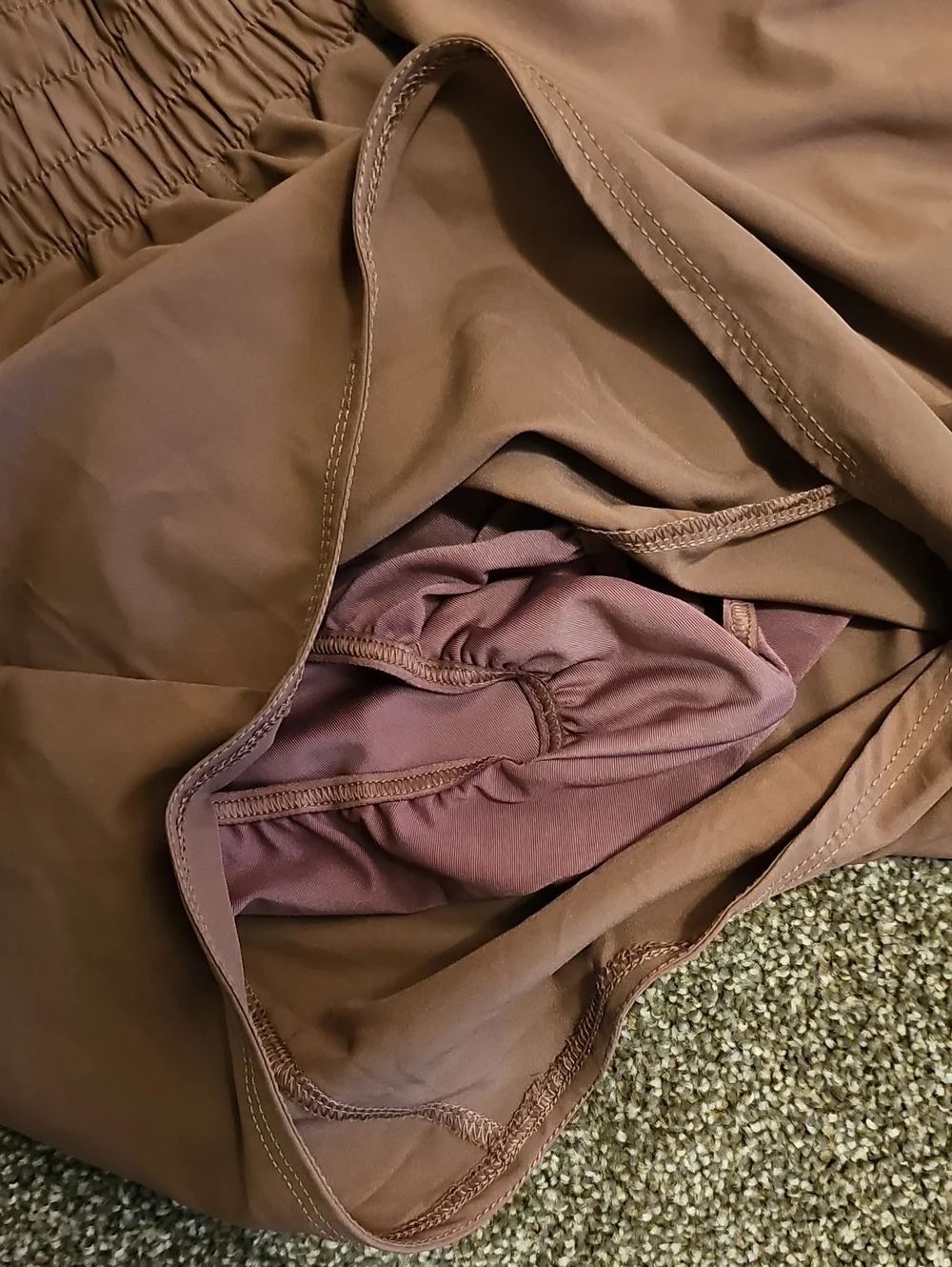 Nike Dri Fit Mauve Athletic Shorts